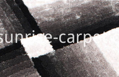 Polyester Silk Shaggy Blading Design Rug Polyester Silk Shaggy Blading Design Rug